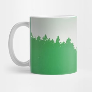 Forest Reflecting In The Calm Water Mug